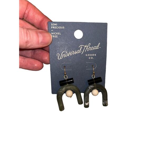 Universal Thread 3 Ear Sets. Various Designs. New. Gold Semi Precious Earrings - Picture 4 of 5